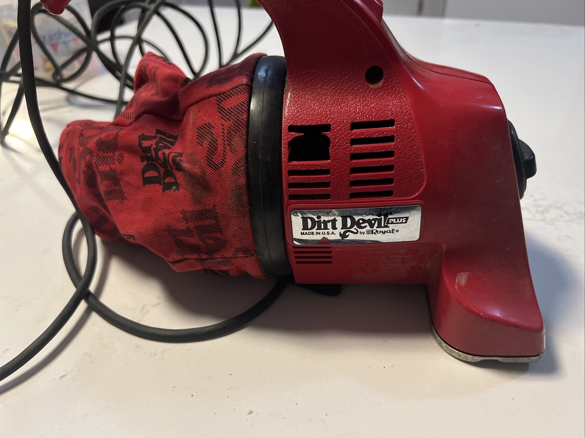 Dirt Devil Plus by Royal hand Vacuum made in USA Model # 08130