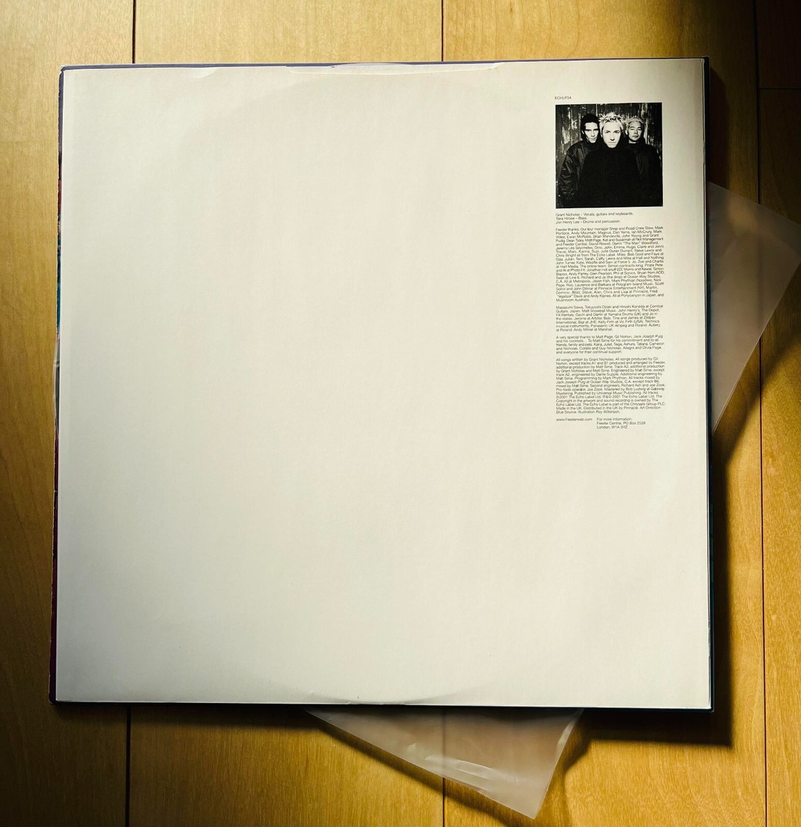 Feeder / Echo Park 12in Vinyl 2001 UK Limited LP Echo ECHLP 34