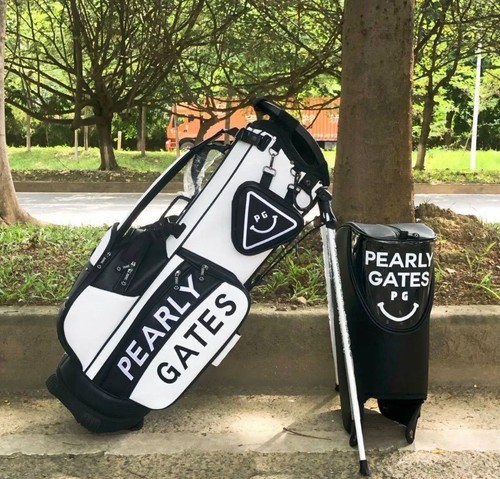 PEARLY GATES Pearly Gates Golf Bag Caddie Bag Stand Type Niko japan - Picture 9 of 9