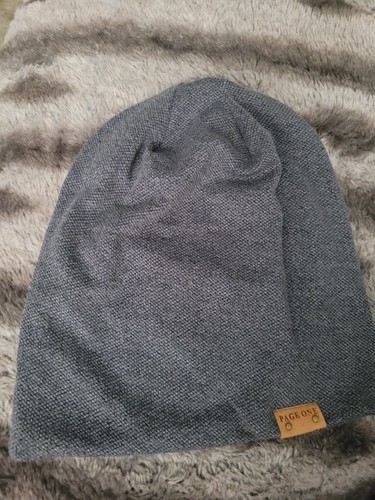 PAGE ONE Mens Slouchy Beanie Winter Warm Comfortable Cozy Skull Cap (Navy) NWOT - Picture 5 of 7