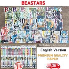 Manga Beastars Vol.1-22 End Single Unit Loose Set New English Comic Free Ship
