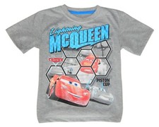 DISNEY CARS LIGHTNING McQUEEN JACKSON STORM Tee T-Shirt NEW Boys 4, 5-6 or 7 18