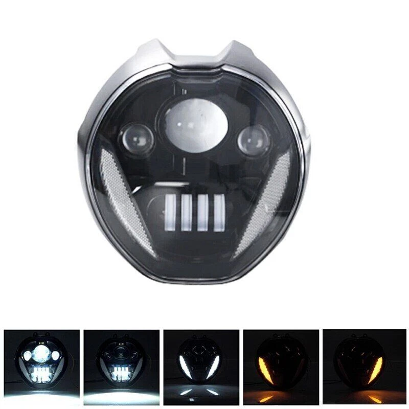 Faro LED haz alto/bajo señal de giro para Ducati Monster 821 659 797 1200 1200S Foto 2 de 4