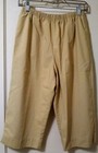 KAREN SCOTT CAPRI CROPPED PANTS KHAKI BEIGE ELASTIC WAIST SMALL S PETITE? READ! — photo 4