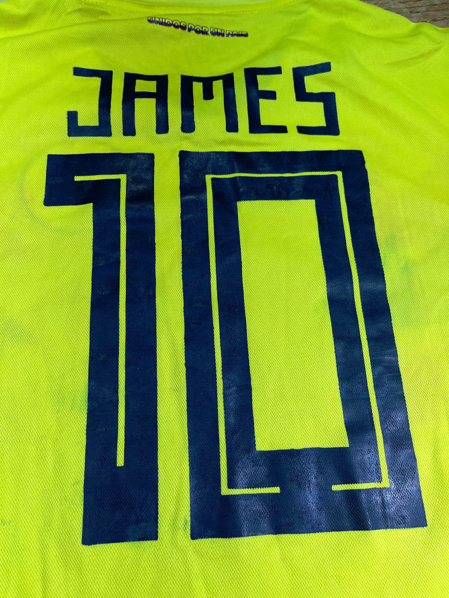 2018 Adidas #10 James Rodriguez Columbia Futbol Soccer Jersey