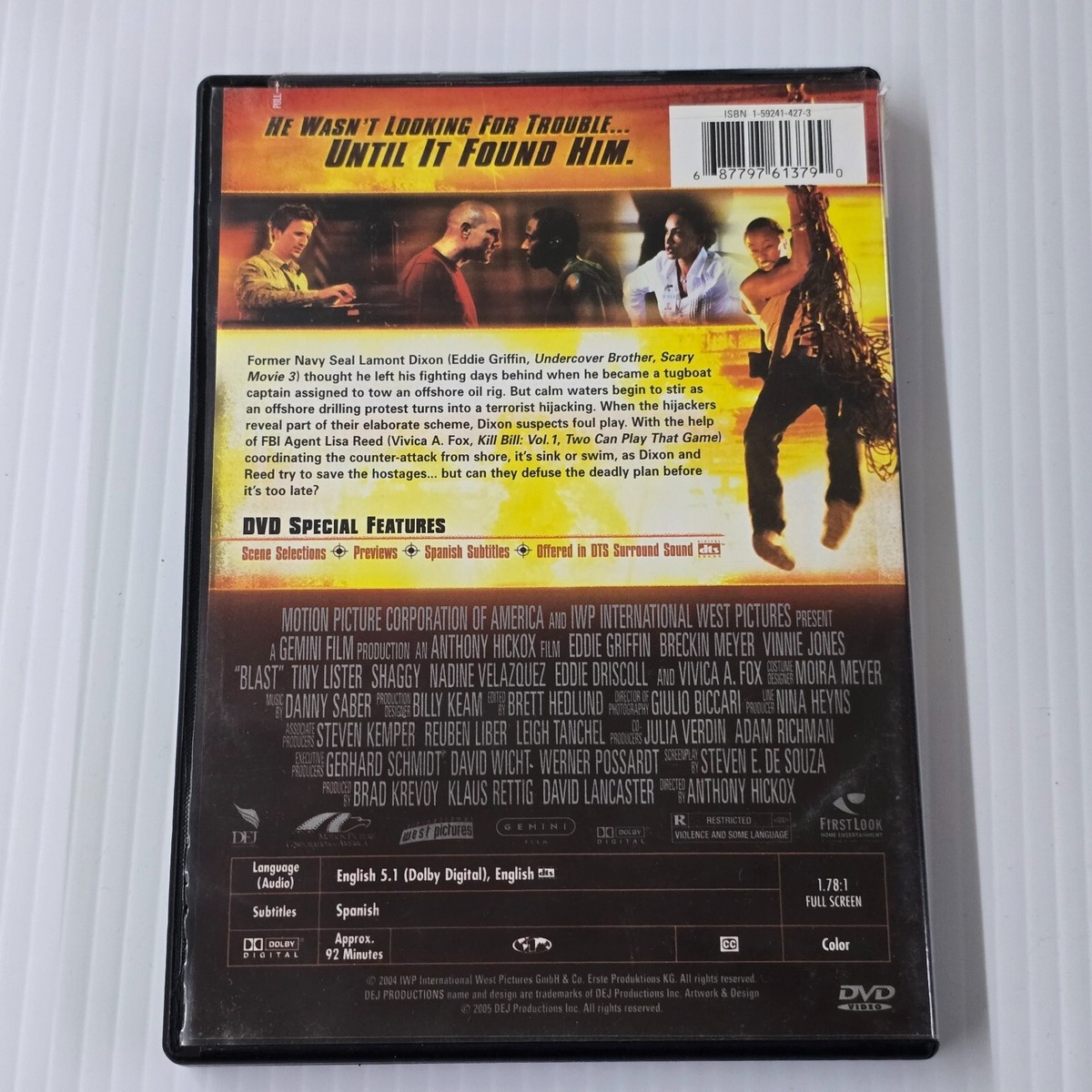 Blast (DVD, 2004) Eddie Griffin, Breckin Meyer, Vivica A Fox