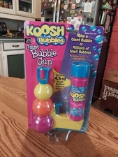 Vintage 1998 Giant Koosh Bubble Gun / Bubbles New Sealed Packaging!!!