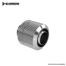 Barrow G1/4" to 3/8" ID 1/2" OD Compression Fitting 10/13mm Soft Tubing Silver