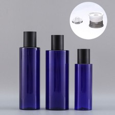 200ml Empty Refillable Plastic Blue Lotion Bottles Cosmetic Creme Gel Container