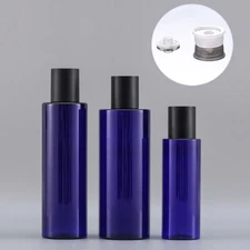 200ml Empty Refillable Plastic Blue Lotion Bottles Cosmetic Creme Gel Container