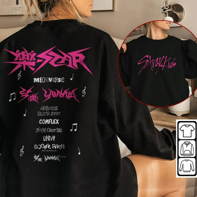 Stray Kids Rock-Star New Album Tracklist Sweatshirt,Gift For Stay