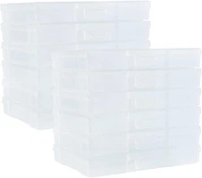 5" X 7" Photo Storage Case, 12 Inner Photo Organizer Keeper, Extra Large Storage