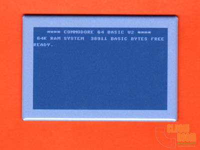 Commodore 64 screen 2x3'' fridge/locker magnet  CBM C64