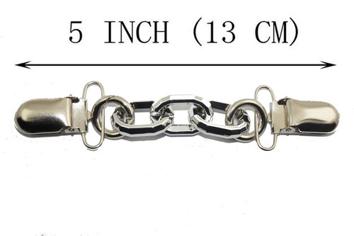 ORNATE LINK CHAIN SLIVER ENDS SWEATER 