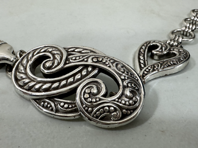 Brighton silver plated chain belt double wheat with hearts chain size Small Brighton | Accessories | Brighton Womens Silver Tone Chain  main image 3
