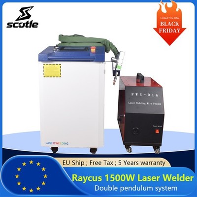 1500W Raycus Laser Welding Cutting Machine Laser Rust Remove Cleaner 4-In-1 EU