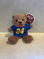 Pit Pals Jeff Gordon #24 Small Plush Bean Bag Bear 5” With Tags