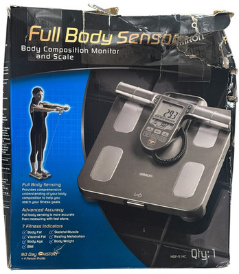 Omron HBF514C - Full Body Sensor Body Composition Monitor Scale | Weight | BMI