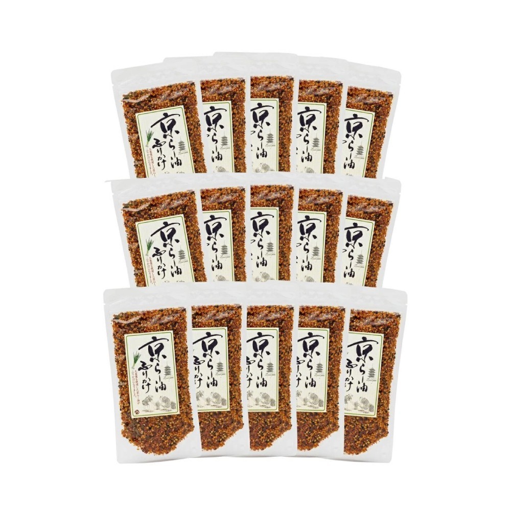 Kyoto Maiko-Han Hi Hi Furikake RA-YU Sprinkle Seasoning Chilli Oil 80g×15 SET