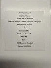 2026 Bowman Sapphire KONNOR GRIFFIN RED REFRACTOR ON CARD AUTO /5 RC Rookie 🔥