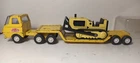 VINTAGE TONKA  , LOW LOADER with BULLDOZER , c1970