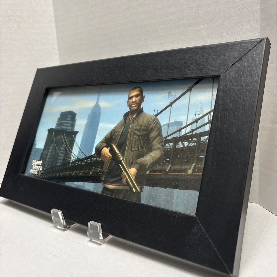 Grand Theft Auto 4 GTA IV Impresión Blockbuster Video Exclusivo Edición Coleccionista Foto 2 de 4