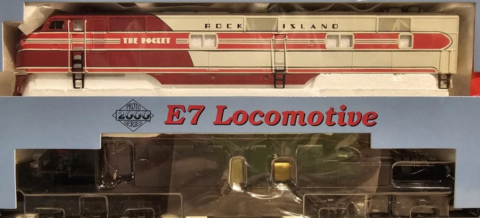Life Like HO Proto 2000 Rock Island Railroad #RI635 E7 Locomotive 21069 DCC Mars - Image 2 of 4