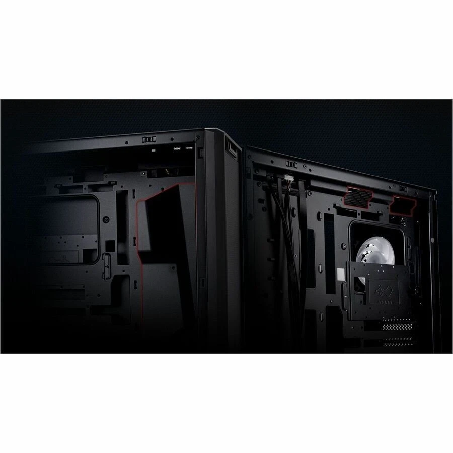 In Win IW-CS-D5BLK-1AN120 Gaming Computer Case - Image 4 of 4