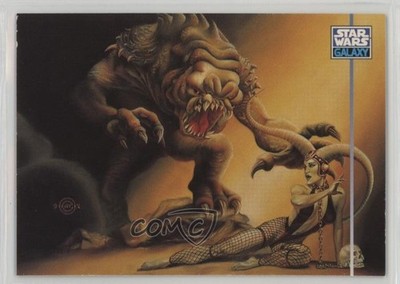 1995 Topps Star Wars Galaxy Series 3 Oola Rancor Newest Visions #344 10j2