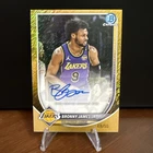 2026 Bowman Chrome - Autograph - Bronny James #BCA-BR Gold Shimmer /50