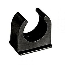 20mm Black PVC Snap Saddle  Electric Cable Conduit Clip Wall Fitting - PSS20B