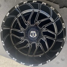 22 Tis 544bm Gloss Black Milled 22x12 5x5 5x5.5 -44mm Lifted For Jeep Dodge Ram 22 Tis 544bm Gloss Black Milled 22x12 5x5 5x5.5 -44mm Lifted For Jeep Dodge Ram