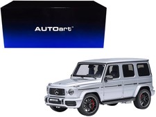 2019 Mercedes-Benz AMG G63 Iridium Silver Metallic 1/18 Model Car by Autoart T&y