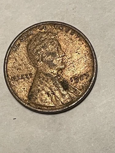 1927 wheat penny no mint mark #1