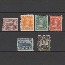 New Brunswick (Canada) 1860 SG 7-19 Unused