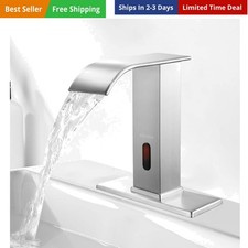 Touchless Bathroom Faucet Automatic Bathroom Sink Faucet with Sensor, Control...