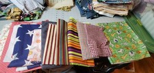 Cotton Fabric Grab Bag At Least 10yd Various Styles, Brands Quilt Sew Craft A 