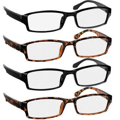 Reading Glasses 1.50 Strength Black Tortoise TruVision 9501HP Readers
