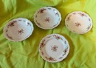 3 VTG Johann Havaland, Barvaria Germany bowels and 1 saucer pink roses — photo 1
