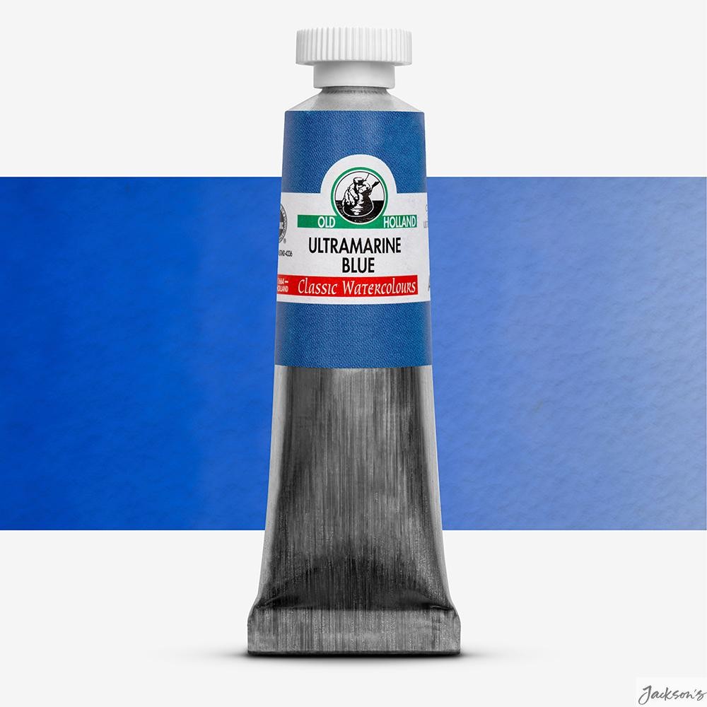 Old Holland Watercolour Paint Synthetic Ultramarine PB29 18ml Tube For Artists