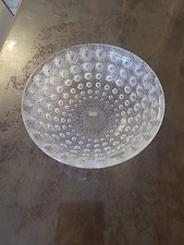 Coupe vintage Lalique 10" Nemours Neuf Jamais Servie Offerte En 1982