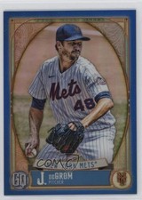 2021 Topps Gypsy Queen Box Topper Chrome Blue Refractor 96/99 Jacob deGrom 2s2