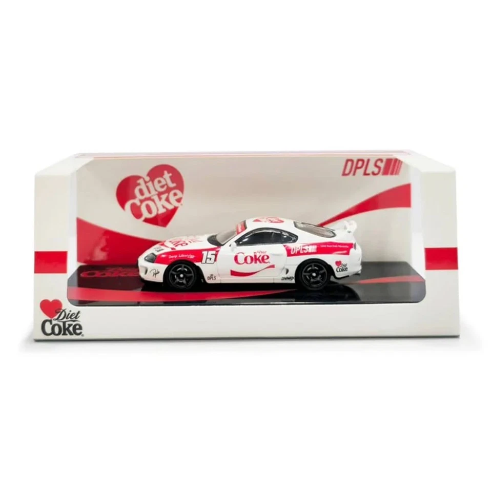 Inno64 x DPLS 1/64 Toyota Supra A80 Coca Cola Limited Box Set - Image 3 of 4