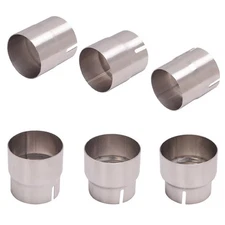 Motorcycle Exhaust Pipe 51mm Conversion 52/54/56/58/62/64mm Connection Adapter ⊥