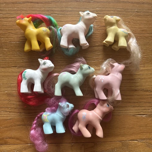 my little pony g1 newborn lot Tic Tac Toe Cotton Candy Stocking Holiday Rattle
