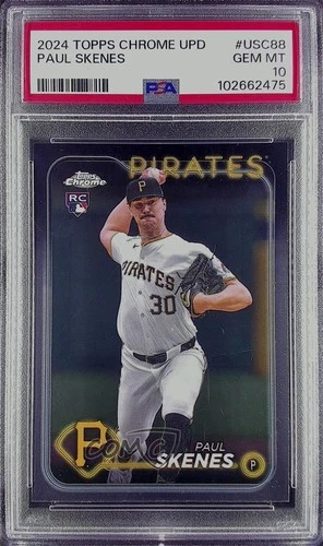 2024 Topps Chrome Update Paul Skenes #USC88 PSA 10 GEM MT Rookie RC