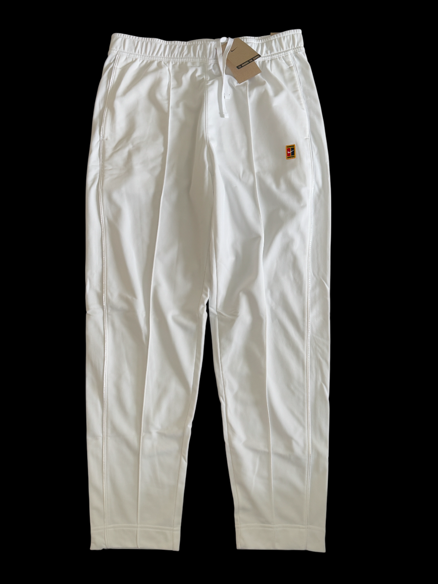 Nike NikeCourt Retro Men's Tennis Pants Sz Medium White New $75