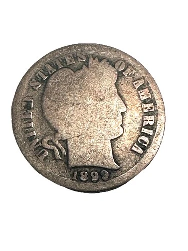 1899 Silver Barber Dime