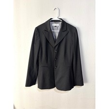 Tahari Arthur S Levine Charcoal Gray Women's Size 8 Blazer Jacket EUC Office