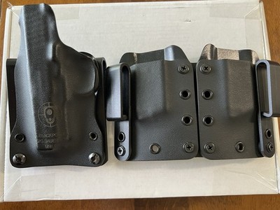 BLACKPOINT IWB Appendix Holster + 2 Mag Carrier SIG SAUER P938 RH Black
